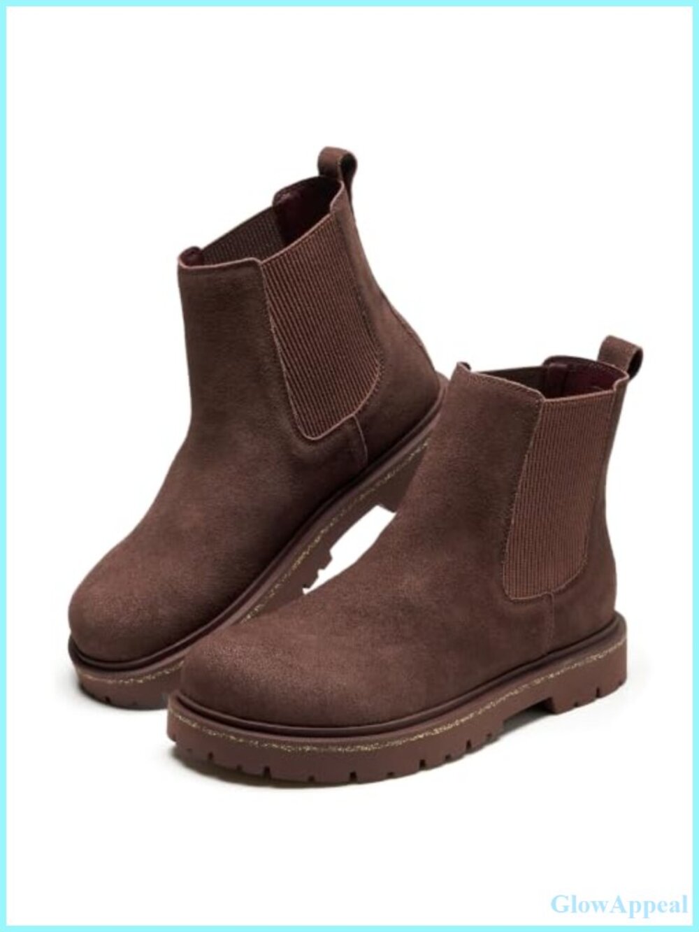 Genuine Leather Chelsea Boots Women Memory Foam Ankle Booties